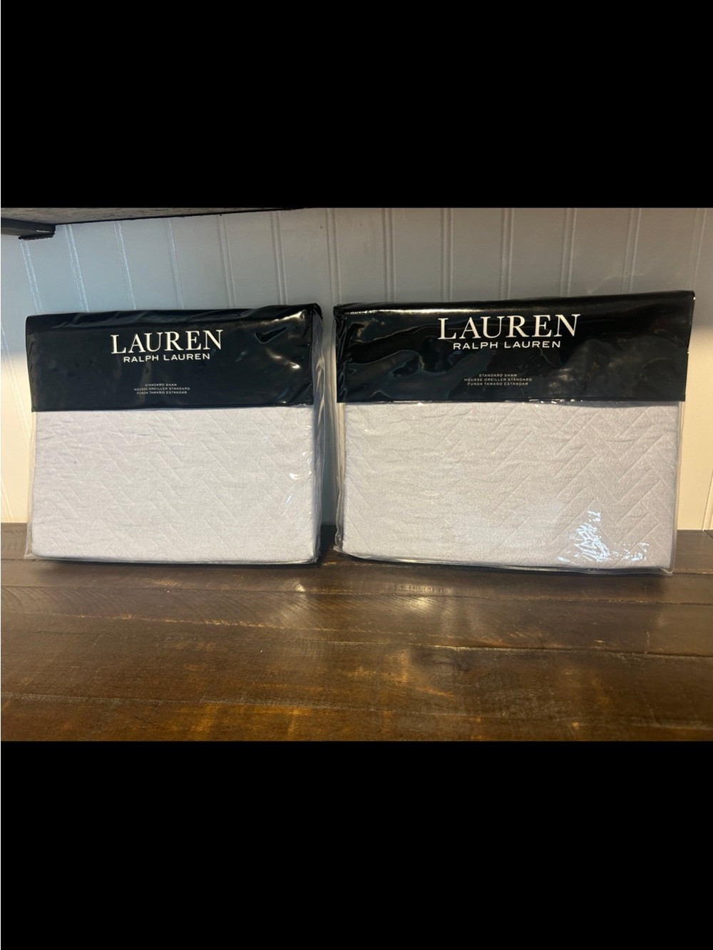 Lauren Ralph Lauren Blue Quilted Pillow Shams - Timeless Home Bedding